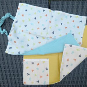 Kit panier-repas maternel - nounours coloré