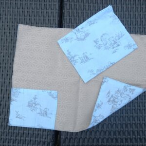 Kit panier-repas primaire - bleu jouet vintage