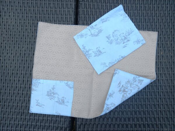 Kit panier-repas primaire - bleu jouet vintage
