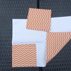 Kit panier-repas primaire - zig zag orange