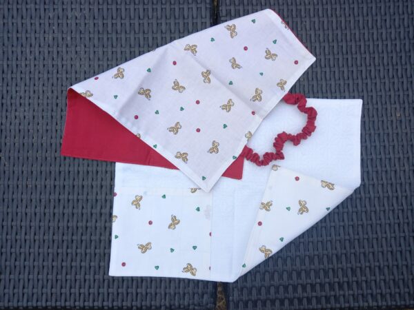 Kit panier-repas maternel - mini girafe blanc