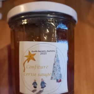 Confiture cerise sauge