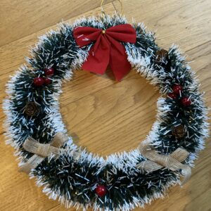 Couronne de Noël synthétique